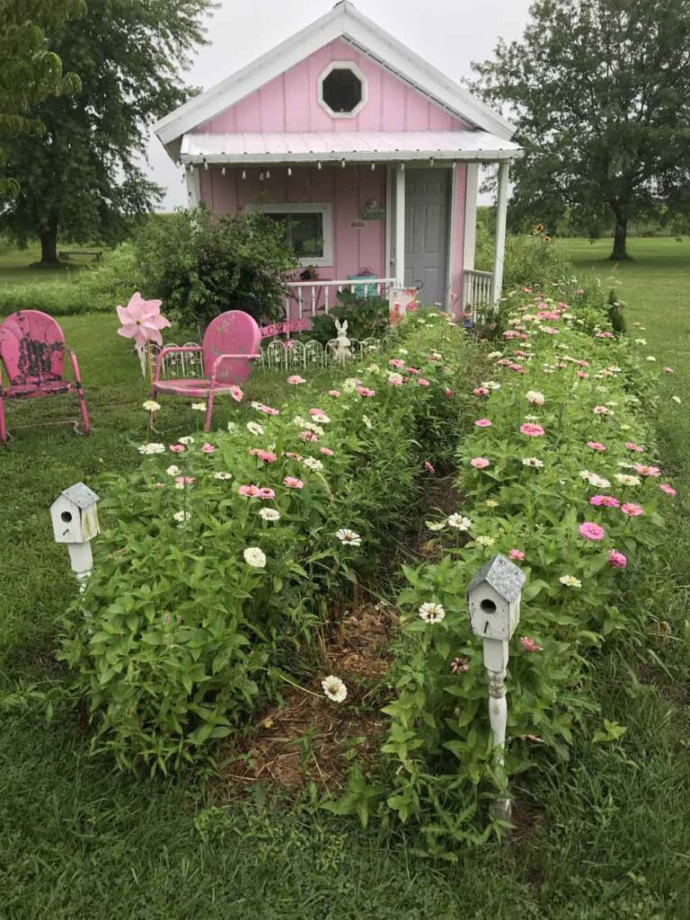 Pink playhouse