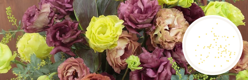 lisianthus blooms with seeds