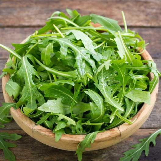 arugula in bowl