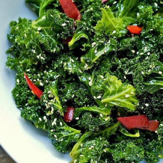 lettuce and kale salad