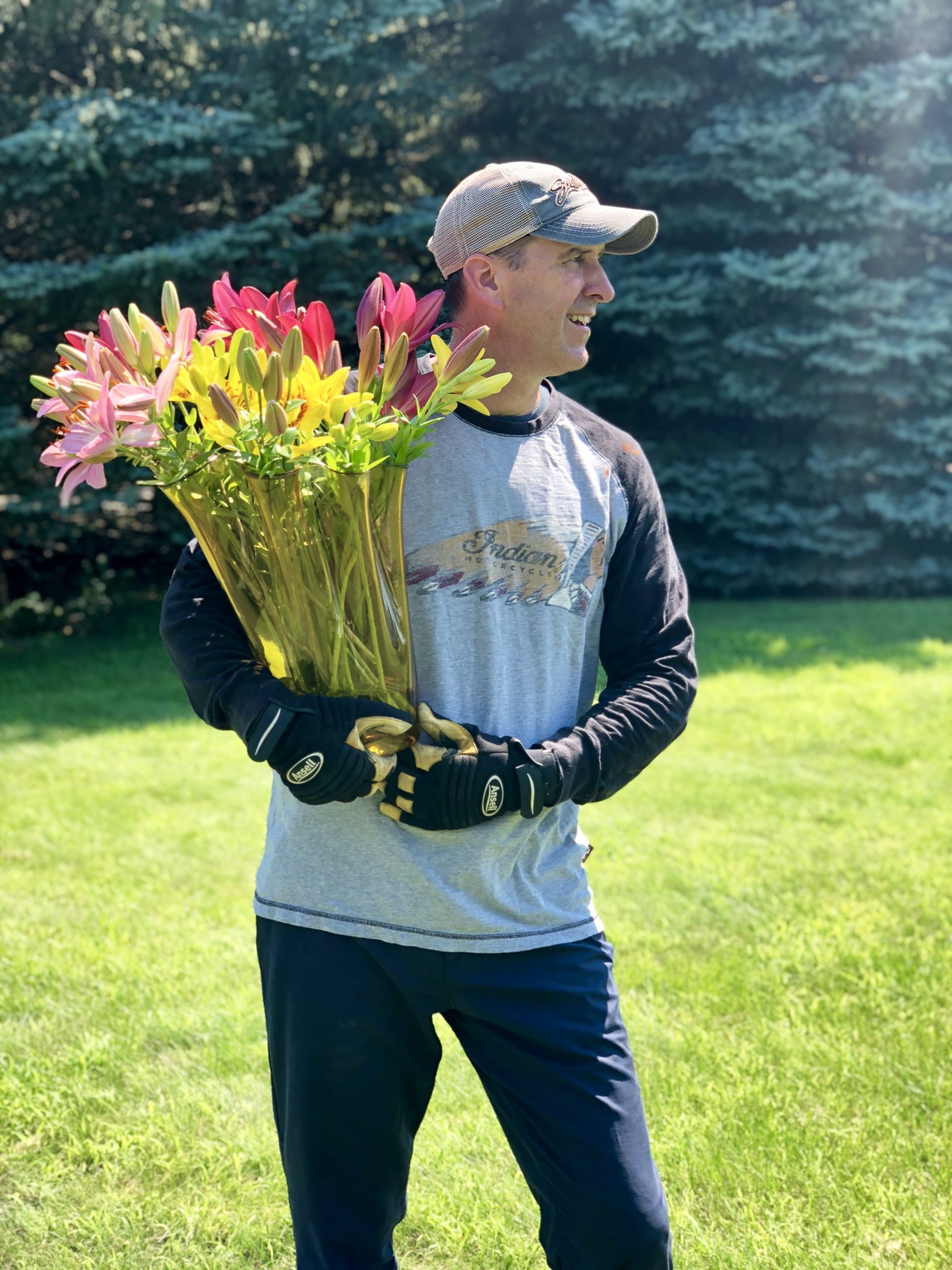 cut lily harvest