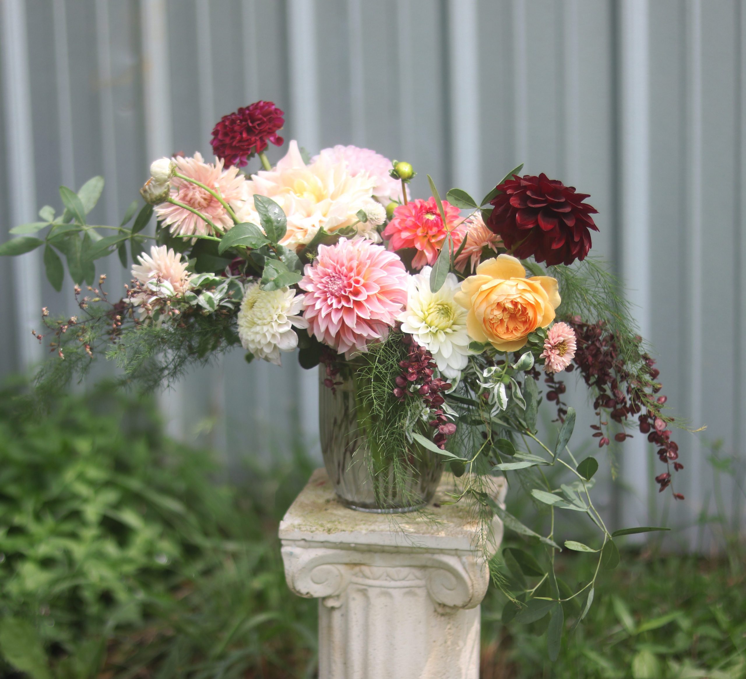 Bouquet of dahlias